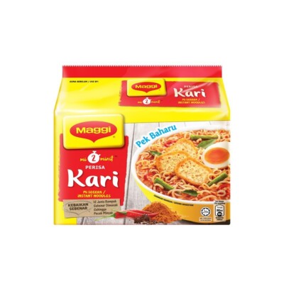 Instant MAGGI Curry 2 Minutes 20Pcs X 79g No.1 Malaysian Favourite