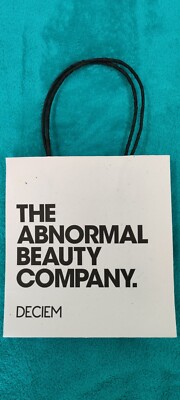 DECIEM The Abnormal Beauty Company Einkaufstasche Papiertüte klein B17xH18xT9cm