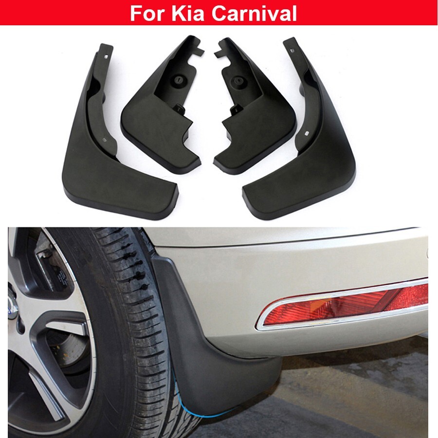 4Pcs Plastic Mudguard Tire Splash Guards Mud Flaps For Kia Carnival