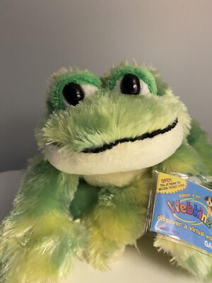 Ganz Webkinz Tie Dye Frog Animal Plush with Sealed Tag & Code NWT