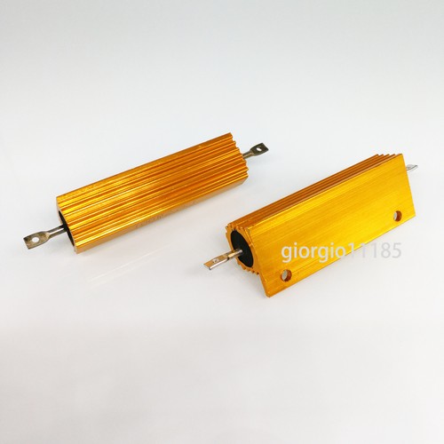 US Stock 2 pz 4 ohm 4 100 W Watt custodia in metallo alloggiata in alluminio resistenze a filo - Foto 4 di 4