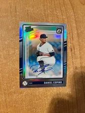 2024 Donruss Baseball - Daniel Espino - Silver Prizm Optic Auto