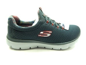 skechers memory foam red