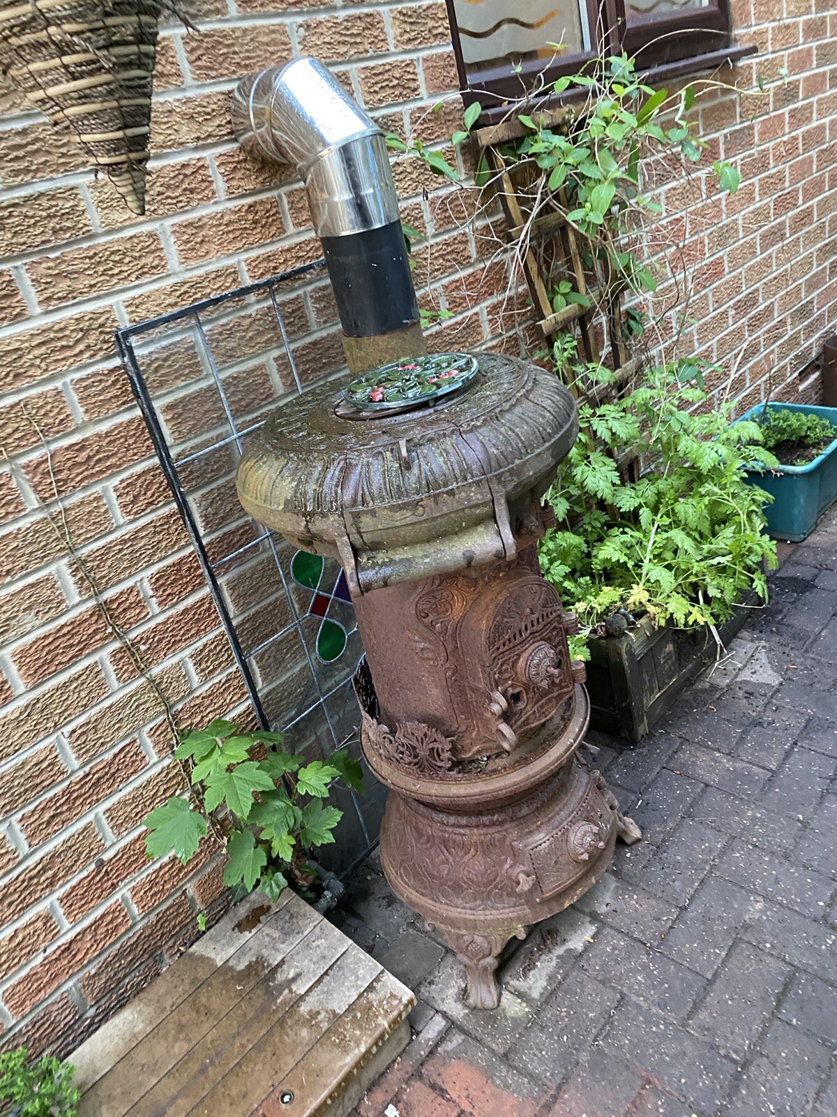 Vintage Wood Burning Stove eBay