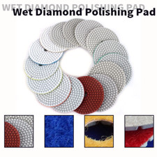 80mm Wet Diamond Polishing Pad For Granite Stone Concrete Grinding 30-8000 Grit