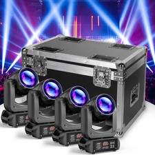 150W LED Beam 18 Prisms Moving Head Light Stage Lighting DJ Disco w/ Flight case