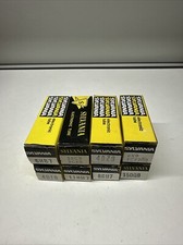 EIGHT Sylvania random Vacuum Tubes Made In USA NOS Lot Of Eight. In Original Box