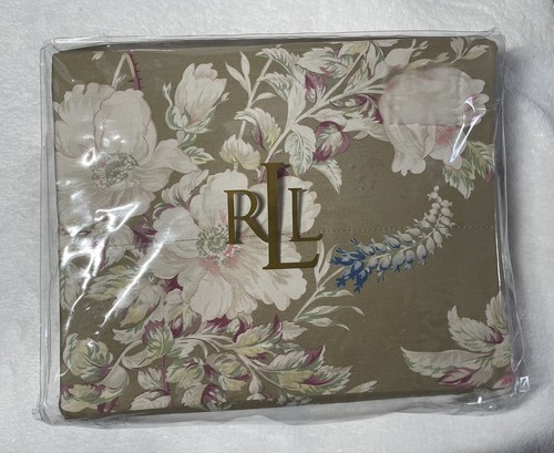 Neu Ralph Lauren 350TC BOATHOUSE FLORAL flaches Laken Queen