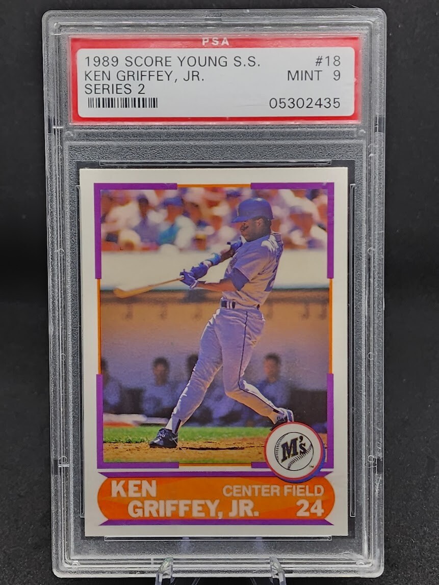 1989 Score Young Super Star Series 2 KEN GRIFFEY JR #18 PSA 9