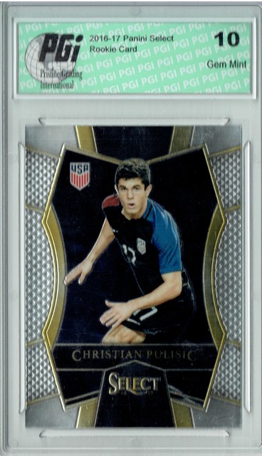 Christian Pulisic 2016 Panini Select #150 USA Variation Rookie Card PGI