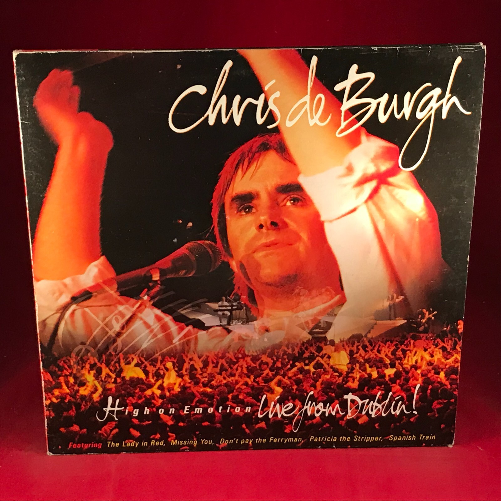 CHRIS DE BURGH High on Emotion Live From Dublin 1990 UK double vinyl LP concert