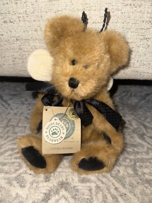 Boyds Bear Collection Bumble Bee Clover L. Buzzoff Stuffed Plush Teddy Bear 10 