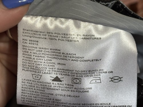 BONFIRE Snowboard Jacket 20th Anniversary Black Pinstripe Tactical Pockets Small - Picture 8 of 11
