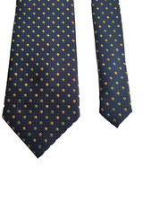 CRAVATTA LUCIO LAMBERTI SETA SILK TIE REINE SEIDE LAVORATA A MANO MADE IN ITALY