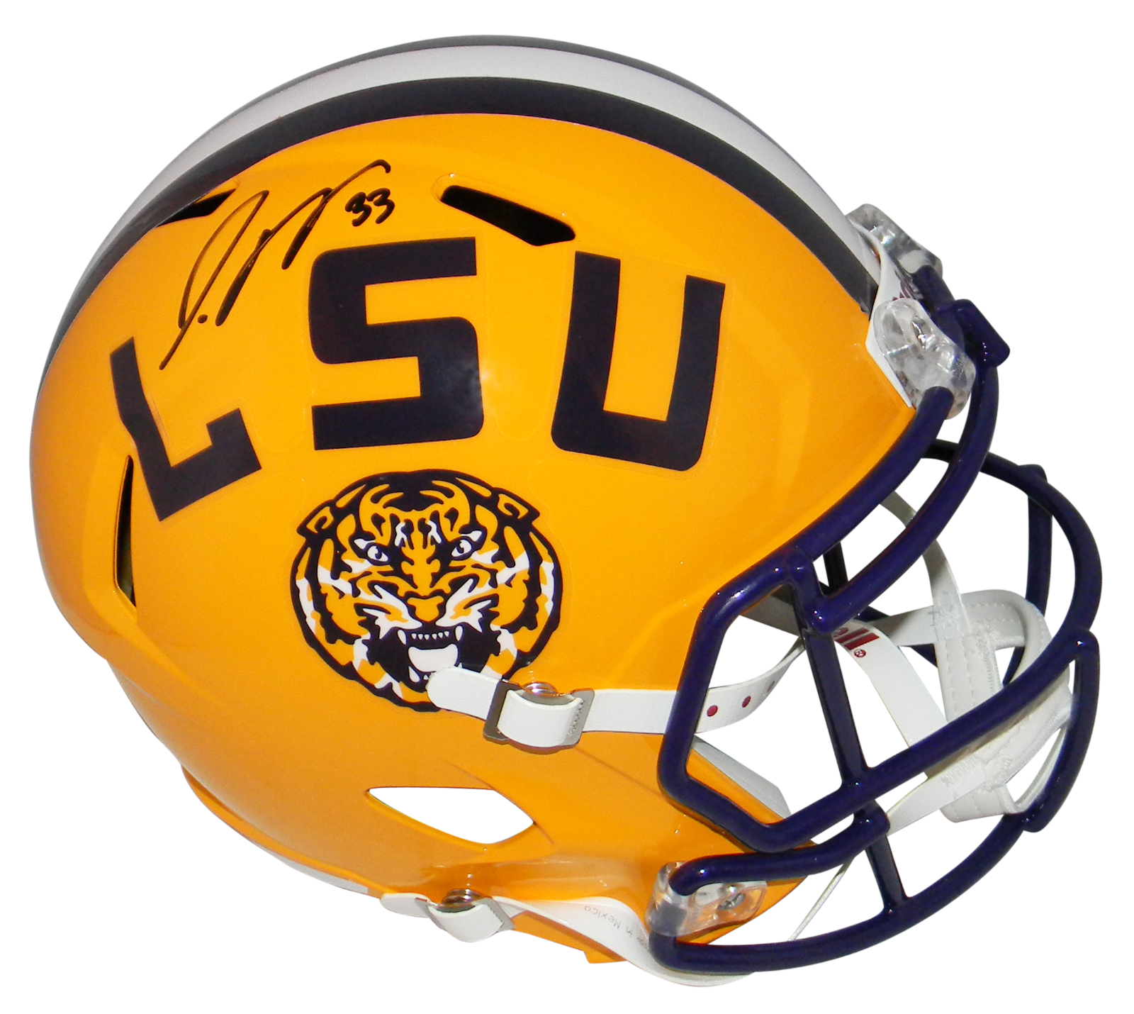 Jamal Adams Autographed Signed LSU Tigers FULL SIZE SPEED HELMET BECKETT 