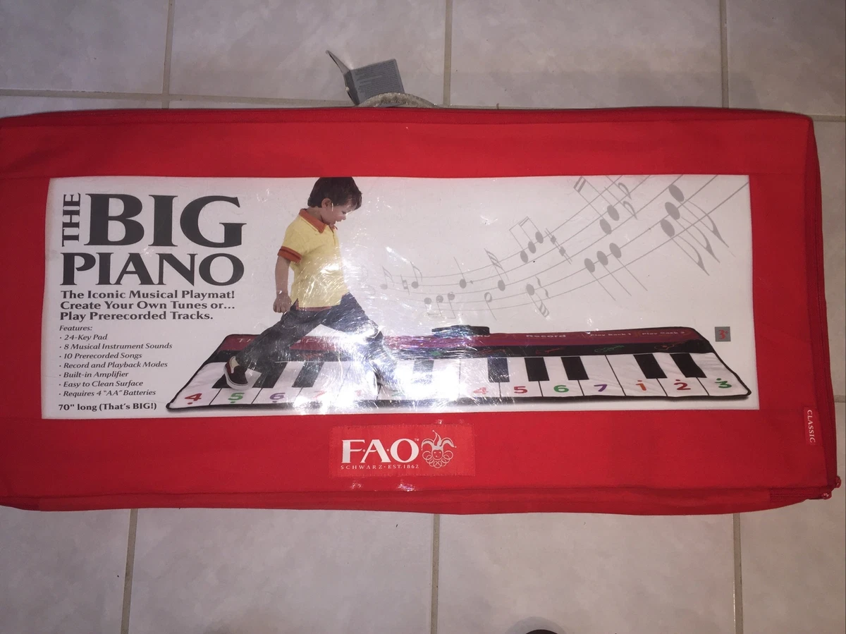 Fao schwarz big piano sale dance mat instructions