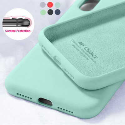 Hülle Für iPhone 15 14 13 12 Pro Max 11 XS 7 8 Plus Flüssige Silikon Schutzhülle