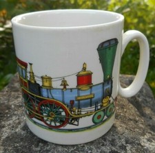 Vintage/Retro 1960s Villeroy and Boch American Steam Train Mug - VGC