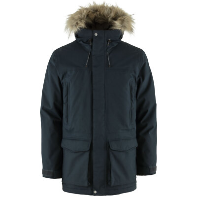 Fjällräven Nuuk Lite Herren-Parka Winterjacke Outdoor-Jacke Trekking-Mantel Navy