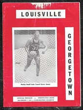 Dec 1 1965 NCAA Louisville Program Season Opener Wes Unseld 1st Game + on COVER!