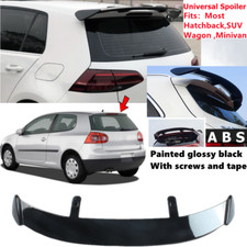 Universal Rear Roof Spoiler Top Wing Lip Gloss Black Fit For Vw Rabbit 2006-2009 Universal Rear Roof Spoiler Top Wing Lip Gloss Black Fit For Vw Rabbit 2006-2009