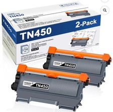2PK TN450 TN420 Toner Compatible with Brother HL-2240 MFC-7360 7360N MFC-7860DW