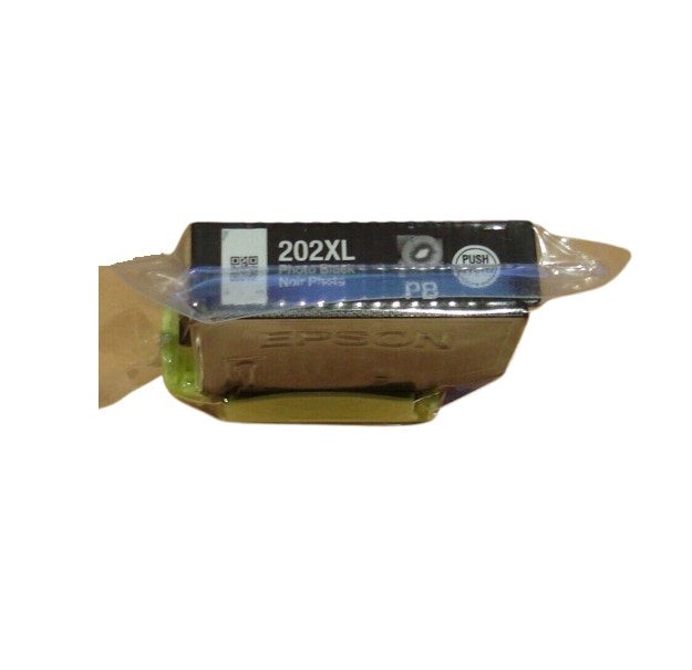 Genuine Epson 202XL Kiwi Photo Black Ink Cartridge T02H1 C13T02H14010 Vacuum Se