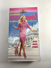 Legally Blonde 2-Red White Blonde VHS, 2003 Video Tape Reese Witherspoon NEW