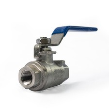 Stainless Steel Ball Valve Shut Off 1/4" NPT 5 Pack