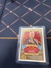2025 Topps Allen and Ginter Roosevelt double rip card /50