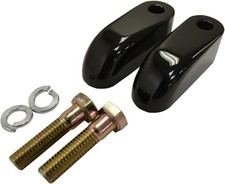 LA Choppers 2" Black Handlebar Riser Pullback Extensions USA Made LA-7416-02B