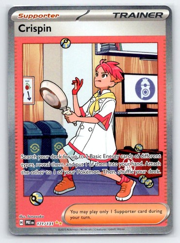 Pokemon Crispin 171/131 Prismatic Evolutions PRE HOLO SIR NM
