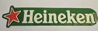 Vintage Heineken Tin Logo Bar Sign 2000 19"×4"