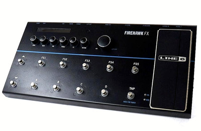 LINE 6 FIREHAWK FX MULTI EFFECTS GUITAR FLOOR PEDAL PROCESSOR TESTED w/AC