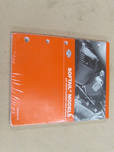 Harley Davidson 2007 Softail Parts Catalog 99455-07 OEM NOS