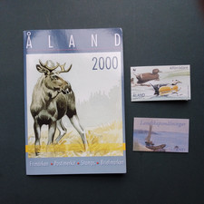 Aland / Finland Full Year Set, original folder & 2 booklets from 2001 /2003 MNH