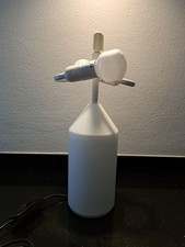 Lampada Atollo Oluce ricambio vetro inferiore bianco 