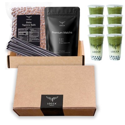 Premium Matcha Kit with Matcha Powder and Tapioca Pearls | Matcha Set Bubble ...