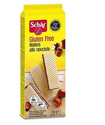 Schar Wafers alle nocciole Gluten Free Wafer mit Haselnüssen Glutenfrei 125g