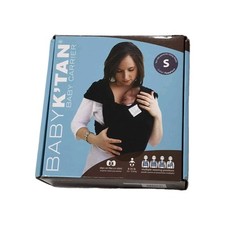 BABY K'TAN Baby Carrier size Small 6 - 8 Color Eggplant 8-35 pounds Cloth Wrap