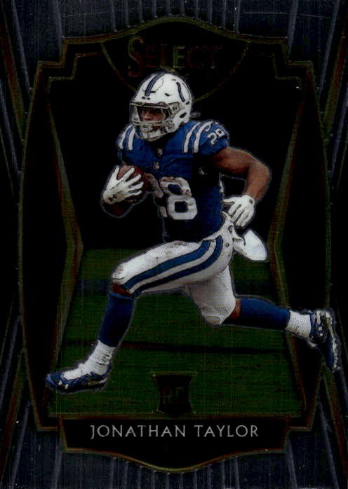 2020 Panini Select Jonathan Taylor #153 Indianapolis Colts 20L