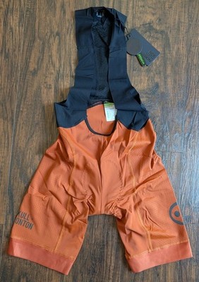 Skull x Monton Cycling Bib Shorts Mens Urban+, Padded, Saddle Brown, XS, NEW!!