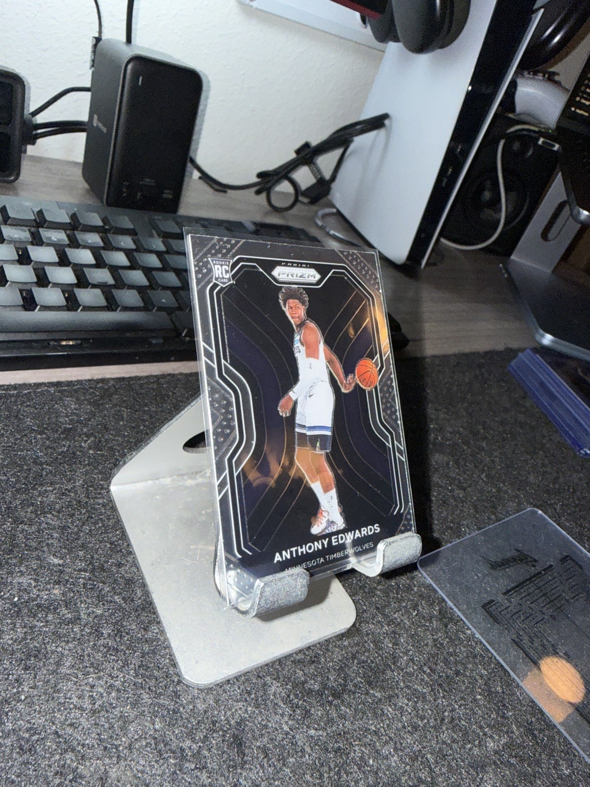 Panini Prizm 2020-21 Anthony Edwards Rookie Variation RC #258 Timberwolves