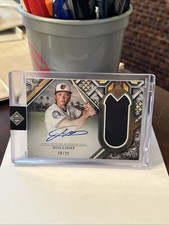 Jackson Holliday 2025 Topps Transcendent Patch Relic Auto TCAR-JH Orioles /25