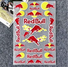 ?Wasserdichter Red Bull Aufkleber Helm Fahrrad Haltbarer Aufkleber Universal Use