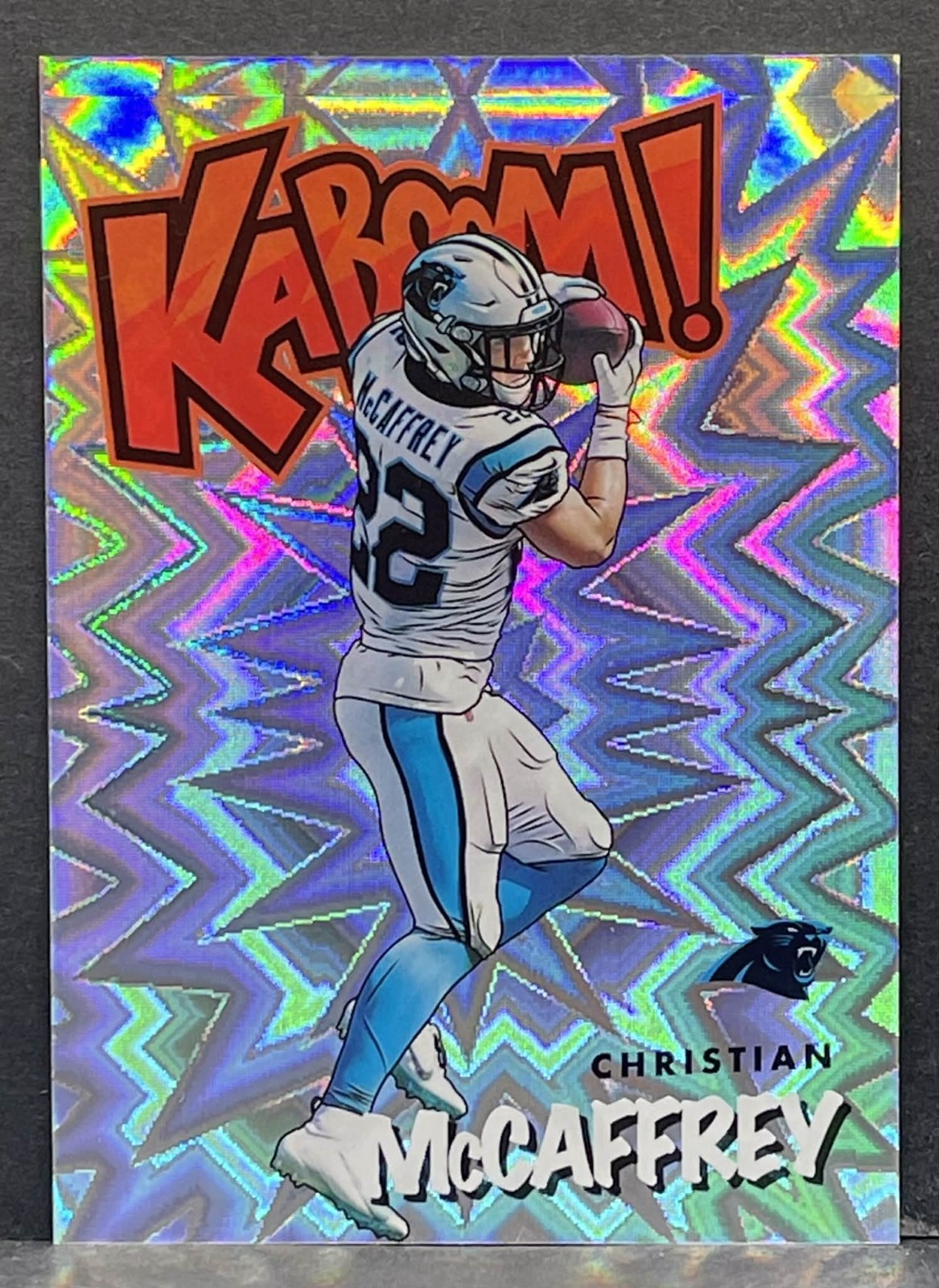 2021 Panini Absolute Kaboom! Christian McCaffrey #K4 Case Hit SSP KABOOM