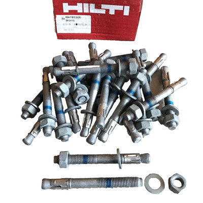 Hilti HSA F M12 Stehbolzenanker - M12 x 115 HSA-F Kohlenstoffstahl verzinkt 24er Box