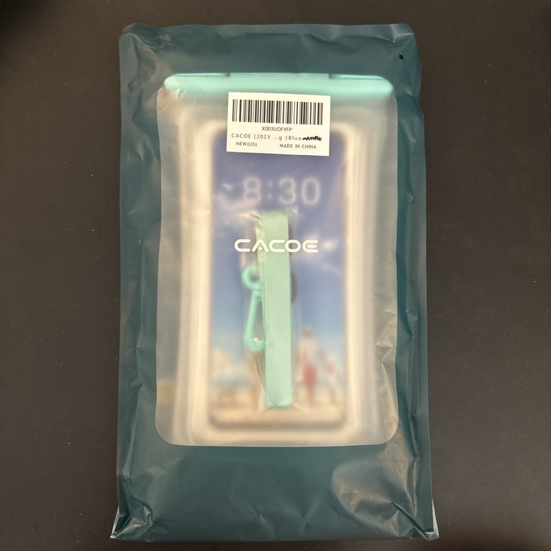 CACOE Floatable Waterproof universal 7”Phone case blue/aqua
