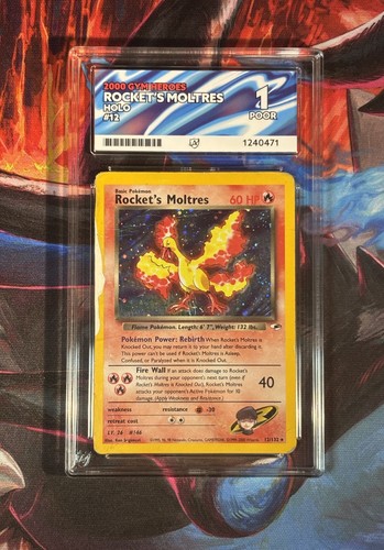 Rocket's Moltres (Unlimited) graded ACE 1 for sale on eBay