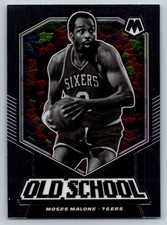 Moses Malone 2019 Panini Mosaic Old School #7